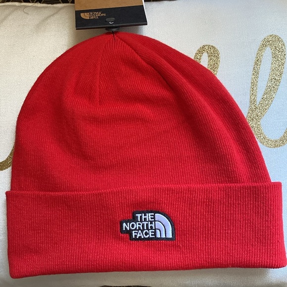 The North Face Unisex Stretch Logo Red Hat New With Tags - Picture 8 of 8